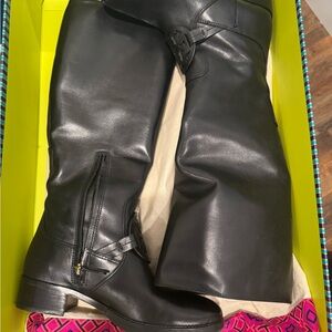 Tory Burch Black Leather Boots